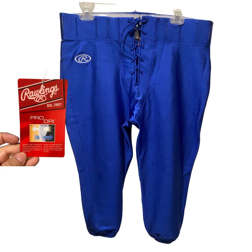 NWT Rawlings pro dri F4535 blue football pant sz XL